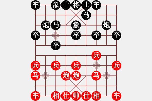 象棋棋譜圖片：沒贏過(2段)--chinjin(7段) - 步數(shù)：10 