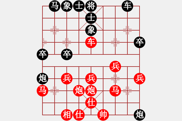 象棋棋谱图片：猫扑大杂烩(6段)-胜-华山一小卒(7段) - 步数：30 