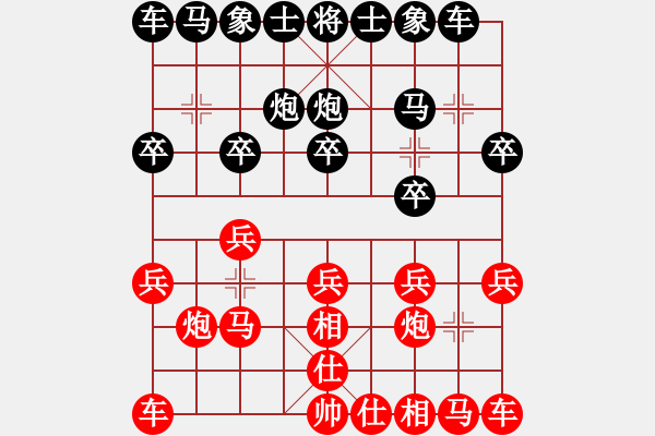 象棋棋譜圖片：2014“涵宇杯”江西省上饒市第九屆象棋棋王賽第七輪姜曉和江浩 - 步數(shù)：10 