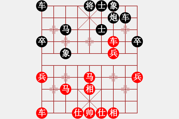 象棋棋譜圖片：ballball(3段)-勝-守信(6段) - 步數(shù)：40 