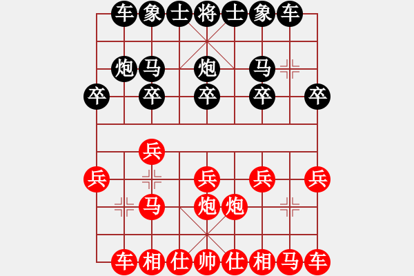 象棋棋譜圖片：將族(月將)-負(fù)-天地人龍(8級) - 步數(shù)：10 