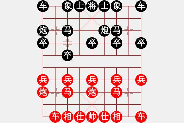 象棋棋譜圖片：2021.10.4.4中級(jí)場(chǎng)先勝右三步虎 - 步數(shù)：10 