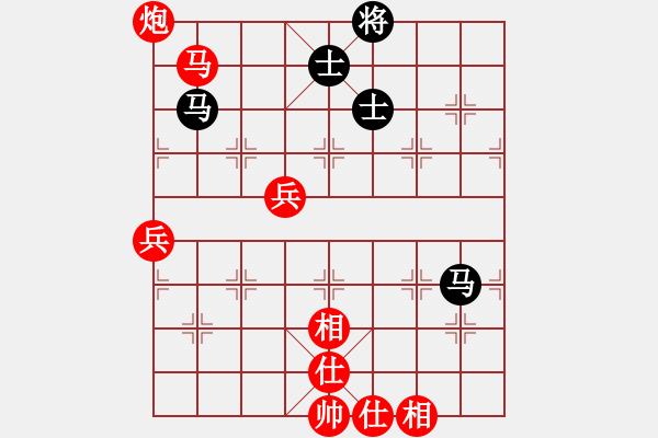 象棋棋譜圖片：?jiǎn)⑻┤ばο笃遢加?duì)決十局賽第8局洪旭增先勝鄭余任 - 步數(shù)：100 