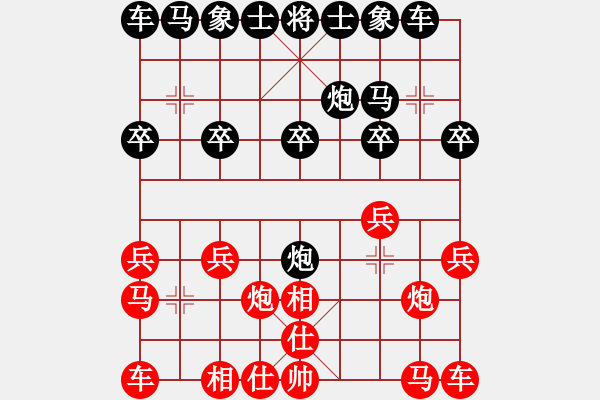 象棋棋譜圖片：轉(zhuǎn)角馬象位車：雙象盡失 一敗涂地 - 步數(shù)：10 