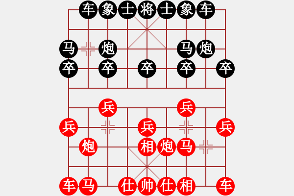 象棋棋譜圖片：曉陽逸士(風(fēng)魔)-勝-cmllh(北斗) 奧妙中局 思維高妙 - 步數(shù)：10 