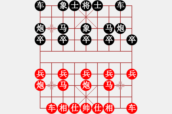 象棋棋谱图片：入局 - 步数：10 