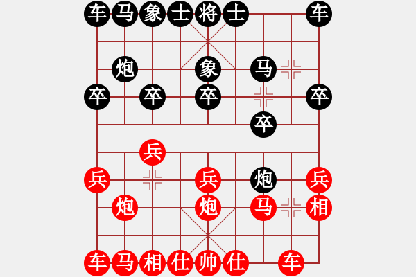 象棋棋譜圖片：李世民[2389605476] -VS- 陳家[759569505] - 步數(shù)：10 