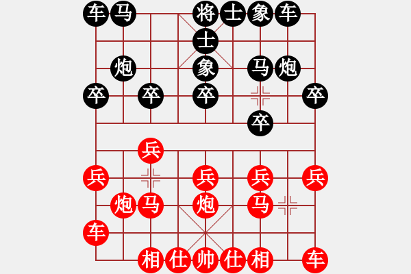 象棋棋譜圖片：肥豬豬(4段)-負(fù)-瘋血(3段) - 步數(shù)：10 