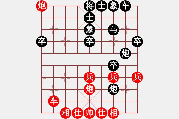 象棋棋譜圖片：肥豬豬(4段)-負(fù)-瘋血(3段) - 步數(shù)：40 