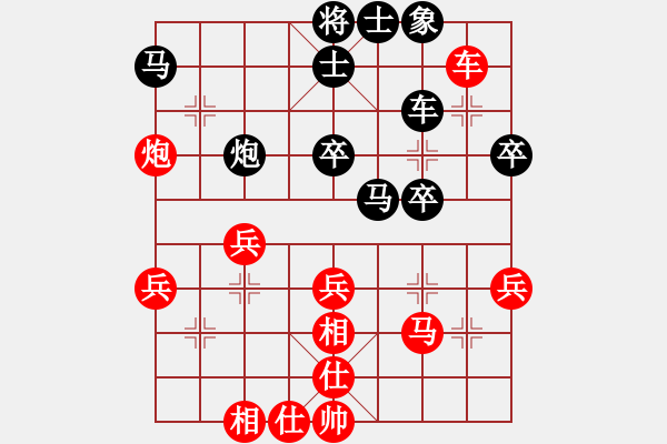 象棋棋譜圖片：美女村村長(zhǎng)(2段)-負(fù)-從來(lái)不贏棋(8段) - 步數(shù)：40 