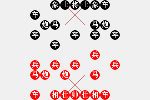 象棋棋譜圖片：張梅 先和 陳幸琳 - 步數(shù)：10 