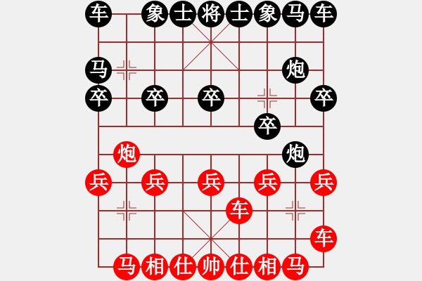 象棋棋譜圖片：2022.3.18.2.2JJ五分鐘后勝敢死炮 - 步數(shù)：10 