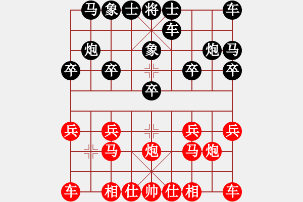 象棋棋譜圖片：似曾像海[紅] -VS- 流水年華[黑] - 步數(shù)：10 