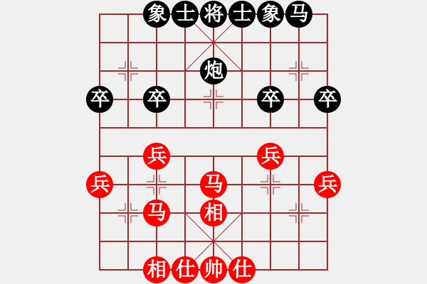 象棋棋谱图片：女子组：三3 河北刘钰先和河北王子涵 - 步数：30 