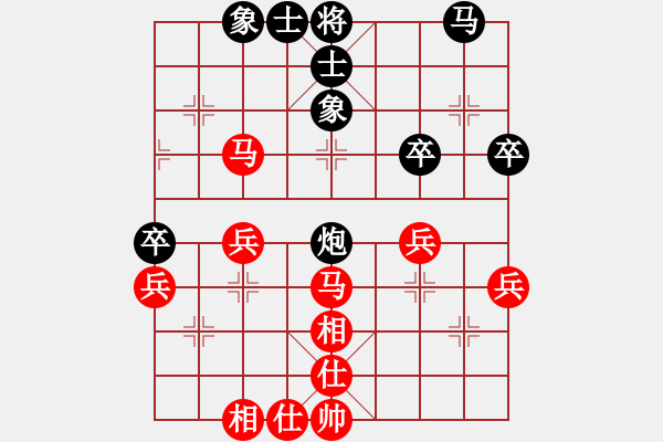 象棋棋谱图片：女子组：三3 河北刘钰先和河北王子涵 - 步数：40 