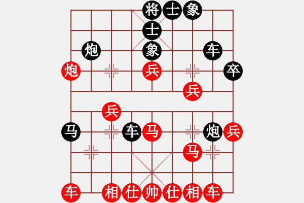 象棋棋譜圖片：棗莊姚存友紅先負(fù)濟(jì)南王軍 - 步數(shù)：30 