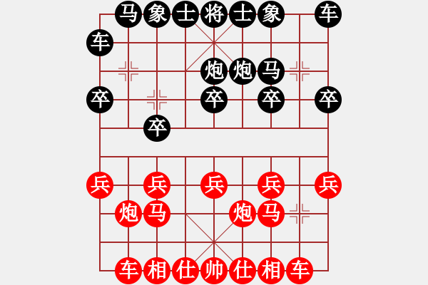 象棋棋譜圖片：湖南省 傅柳芊 和 北京市 孫語彤 - 步數(shù)：10 