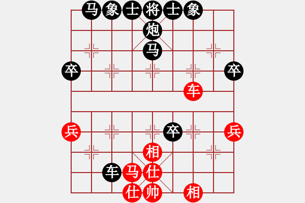 象棋棋譜圖片：陰險毒辣[紅] -VS- ★龍口浪子★[黑]（1） - 步數(shù)：60 