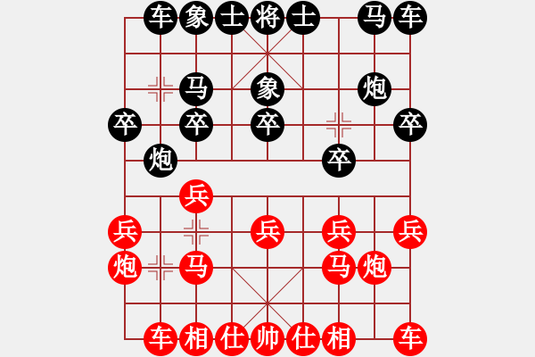 象棋棋譜圖片：八嘎喇叭奧[2823468700] -VS- 老趙[471495675] - 步數(shù)：10 