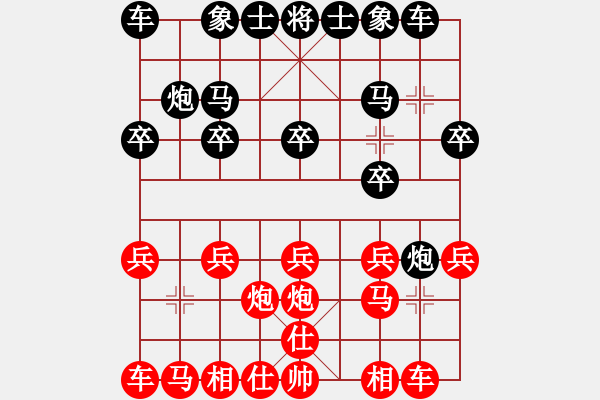 象棋棋譜圖片：虧寶妮兒（大師3級(jí)）先負(fù)惟楚有材（大師3級(jí)）202310111552.pgn - 步數(shù)：10 