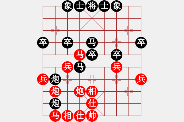 象棋棋譜圖片：虧寶妮兒（大師3級(jí)）先負(fù)惟楚有材（大師3級(jí)）202310111552.pgn - 步數(shù)：30 