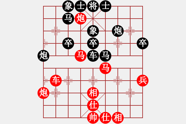 象棋棋譜圖片：2019第四屆智運(yùn)會(huì)專(zhuān)男團(tuán)賽張申宏先勝王躍飛3 - 步數(shù)：50 