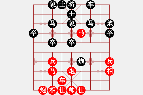 象棋棋譜圖片：三獅軍團(4段)-勝-朝天一棍(2段) - 步數(shù)：40 