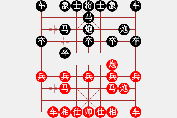 象棋棋譜圖片：慎勿二(5段)-勝-棋才(6段) - 步數(shù)：10 