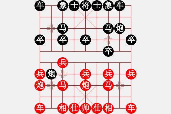 象棋棋譜圖片：隨風(fēng) 先負(fù) 玄機(jī)逸士 - 步數(shù)：10 