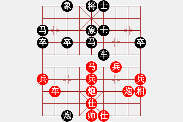 象棋棋譜圖片：滇云十二騎(4段)-勝-云南王俊明(7段) - 步數(shù)：40 