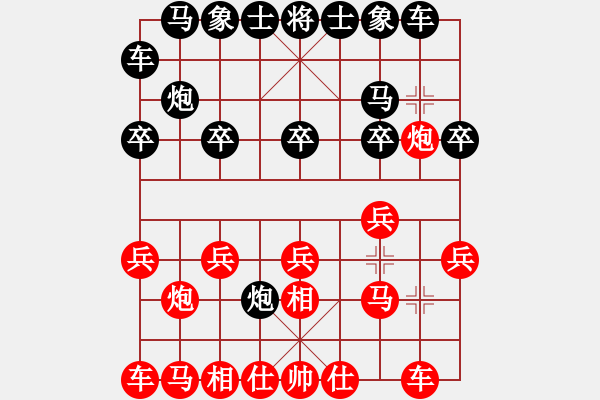 象棋棋譜圖片：廣東聯(lián)盟楊奇清 和 廣東王村港 林文熙.pgn - 步數(shù)：10 