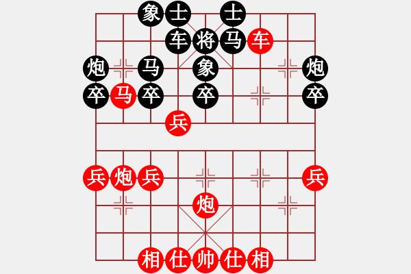 象棋棋譜圖片：極度疲憊(5段)-負(fù)-黑貓戰(zhàn)將(6段) - 步數(shù)：40 