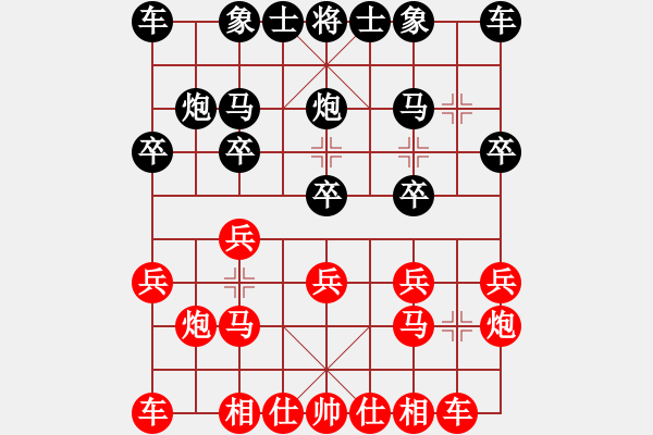 象棋棋譜圖片：天天象棋華山論劍胡開(kāi)天業(yè)8-3先負(fù)太守棋狂 - 步數(shù)：10 