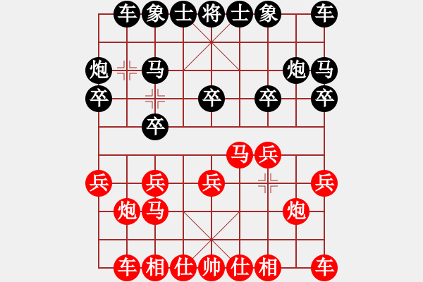 象棋棋譜圖片：三將就餐好(6段)-勝-峰出半天云(5段) - 步數(shù)：10 