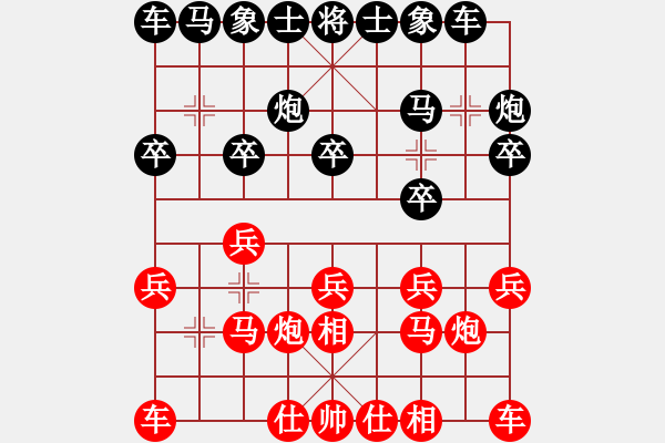 象棋棋譜圖片：天涯后手勝業(yè)五 艾兒 測評 - 步數(shù)：10 