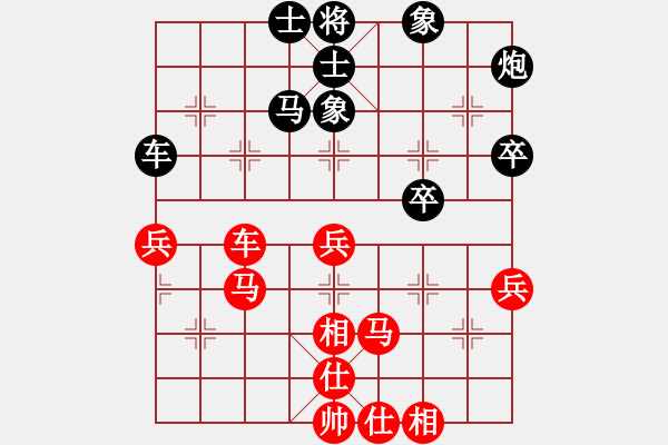 象棋棋譜圖片：中炮三兵肋馬奔槽對補(bǔ)右士分析 - 步數(shù)：68 