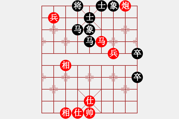 象棋棋譜圖片：高家煊 先和 姜瑀 - 步數(shù)：100 