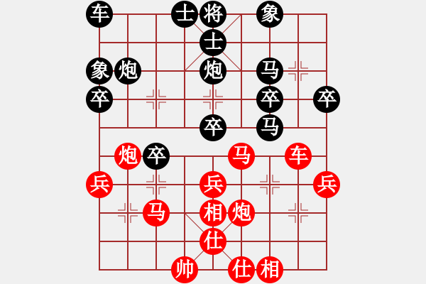 象棋棋譜圖片：陽陽學弈(9段)-和-七二六影院(月將) - 步數(shù)：30 