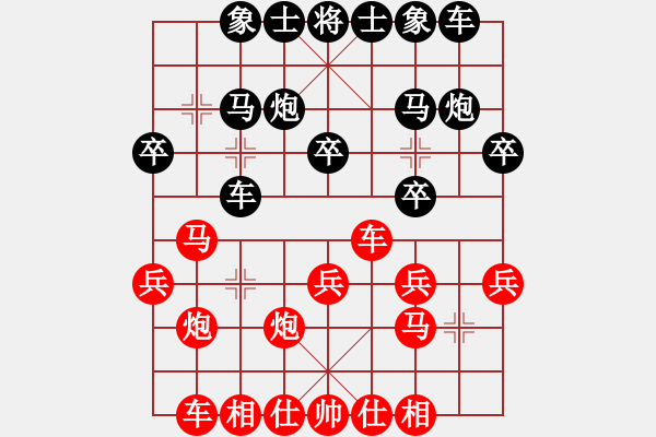 象棋棋譜圖片：測評 電腦分析 - 步數(shù)：19 