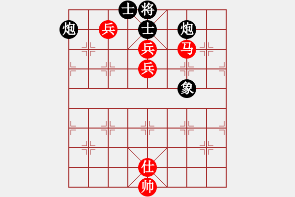 象棋棋譜圖片：葛維蒲     先和 尚威       - 步數(shù)：200 