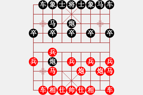 象棋棋谱图片：kamisama(月将)-负-蒋萍(至尊) - 步数：10 