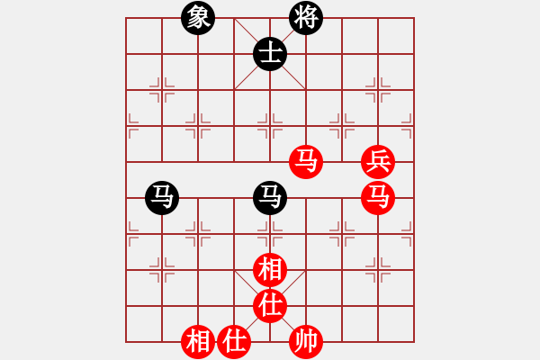 象棋棋譜圖片：兇猛(月將)-和-炫鋒鷹(月將) - 步數(shù)：110 