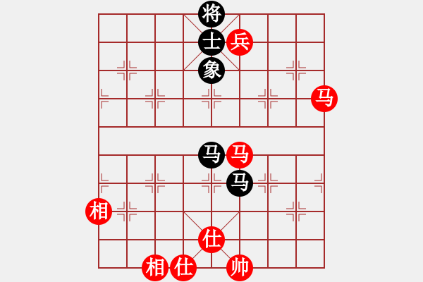 象棋棋譜圖片：兇猛(月將)-和-炫鋒鷹(月將) - 步數(shù)：180 