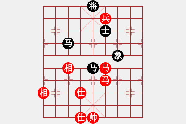 象棋棋譜圖片：兇猛(月將)-和-炫鋒鷹(月將) - 步數(shù)：200 