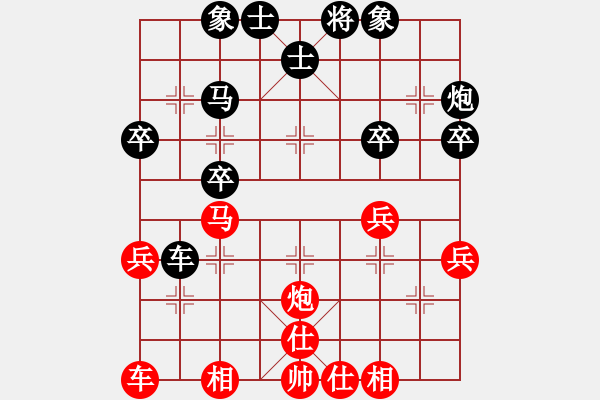 象棋棋譜圖片：白銀魏老師(6段)-負(fù)-守信(6段)中炮進(jìn)中兵對(duì)左三步虎騎河車轉(zhuǎn)列炮 - 步數(shù)：40 