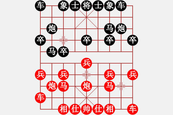 象棋棋譜圖片：江湖俠骨[309101813] -VS- 當(dāng)局者迷[-] - 步數(shù)：10 