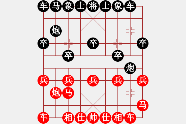 象棋棋譜圖片：Cplasf.獵鷹 后勝 網(wǎng)絡(luò)棋手（10加3快棋） - 步數(shù)：10 