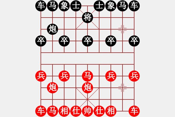 象棋棋譜圖片：云棋士 VS 象棋愛(ài)好者 - 步數(shù)：6 