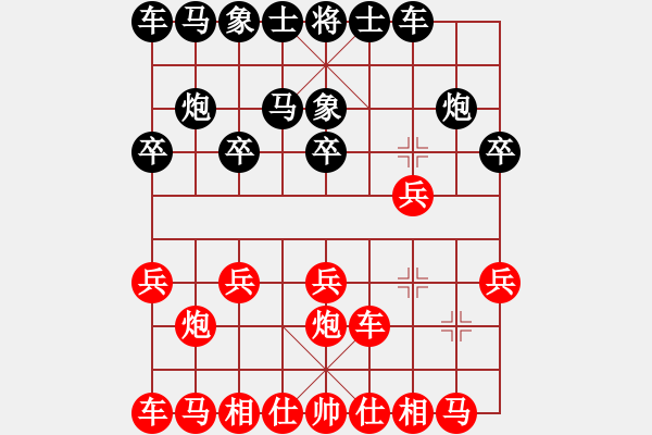 象棋棋譜圖片：毛將[675844310] -VS- 步步為贏[305533318] - 步數(shù)：10 