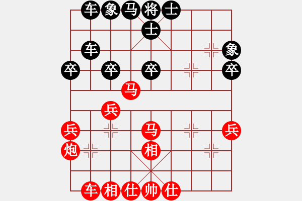 象棋棋譜圖片：順炮局（業(yè)五升業(yè)六評(píng)測(cè)對(duì)局）我先勝 - 步數(shù)：40 